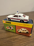 Corgi Toys 402 Ford Cortina Police Car with original box