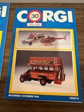 Corgi Collector Magazines 1986-1990