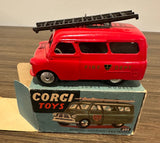 Corgi Toys 405 Bedford Fire Tender with original box
