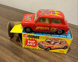 Corgi Toys 349 Pop Art Morris Mini Minor with original box