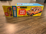 Corgi Toys 349 Pop Art Morris Mini Minor with original box