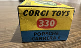 Corgi Toys 330 Porsche Carrera Six with original box