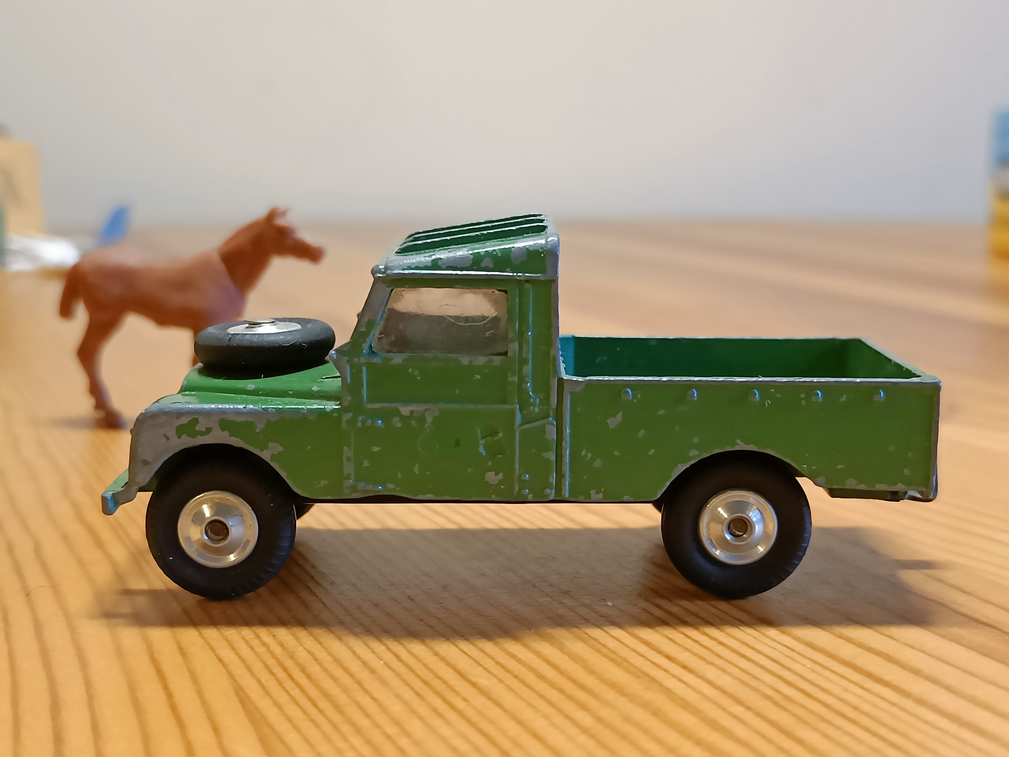 Three Boxed Corgi Toys 438 Land Rover Models