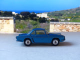 222 Renault Floride in blue with a lemon interior