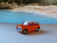 227 Morris Mini-Cooper in orange with red interior (rebuilt)