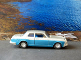 273 Rolls Royce Silver Shadow with original box in silver and dark metallic blue