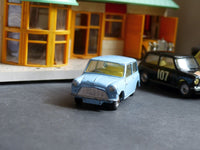 226 Morris Mini Minor pale blue, yellow interior