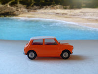 227 Morris Mini-Cooper in orange with red interior (rebuilt)