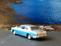 273 Rolls Royce Silver Shadow with original box in silver and dark metallic blue