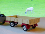 100 Dropside Trailer with fixed drawbar and superb box