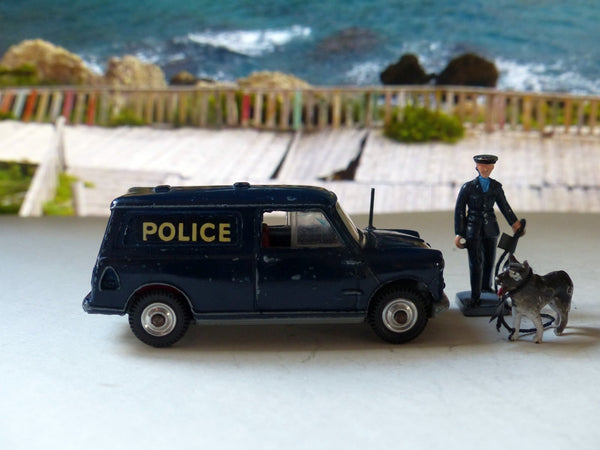 Rarität! Corgi Toys 448 Austin Mini Van Police , Vintage von 1964 Rarität! Corgi Toys 448 Austin Mini Van Police , Vintage von 1964