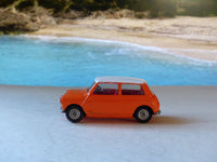 227 Morris Mini-Cooper in orange with red interior (rebuilt)