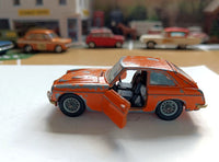 345 MGC GT in orange