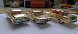 Gift Set 20 The Golden Guinea Set 3 cars in gold finish
