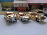 Gift Set 20 The Golden Guinea Set 3 cars in gold finish (2)