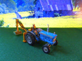 72 Ford 5000 Tractor with Trenching Bucket at rear