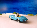 303S Mercedes-Benz 300SL Open Top in blue with yellow interior