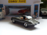 307 Jaguar E-type in metallic dark grey with black roof