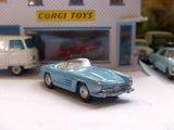 303 Mercedes-Benz 300SL Roadster in blue with white interior