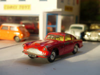 218 Aston Martin DB4 red *rare with fixed shaped wheels*