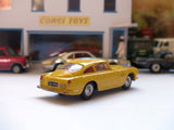 218 Aston Martin DB4 yellow *rare with fixed shaped wheels*
