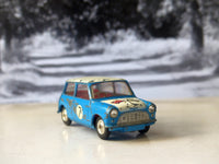 227 Morris Mini Cooper blue / white, red interior (1)