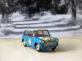 227 Morris Mini Cooper blue / white, red interior (1)