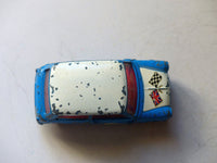 227 Morris Mini Cooper blue / white, red interior (1)