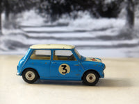 227 Morris Mini Cooper blue / white, lemon interior (11)