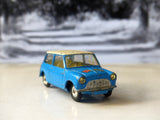 227 Morris Mini-Cooper in blue, lemon interior (15)