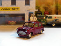 226 Morris Mini-Minor in maroon *rare with shaped wheels*