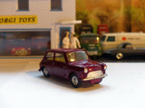 226 Morris Mini-Minor in maroon *rare with shaped wheels*