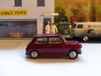 226 Morris Mini-Minor in maroon *rare with shaped wheels*