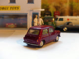 226 Morris Mini-Minor in maroon *rare with shaped wheels*