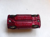 226 Morris Mini-Minor in maroon *rare with shaped wheels*
