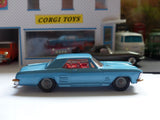 245 Buick Riviera in metallic blue with cast wheels