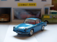 222 Renault Floride in metallic blue with red interior
