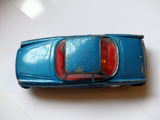 222 Renault Floride in metallic blue with red interior