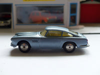 218 Aston Martin in silver with lemon interior
