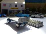 101 Flatbed Trailer early edition with 1487 milk churns