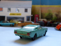 320 Ford Mustang in pale green with wire wheels