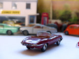 307 Jaguar E type in plum red (1)